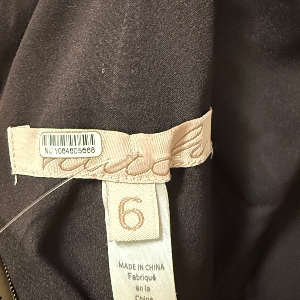 Hutch Amara Chocolate Brown Pleated Midi Dress - Picture 9 of 11